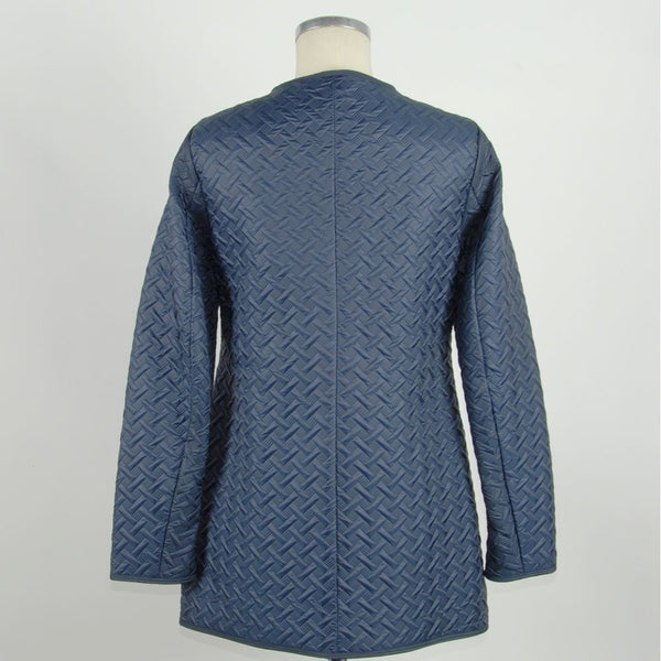 Blue Polyester Women Jacket Emilio Romanelli