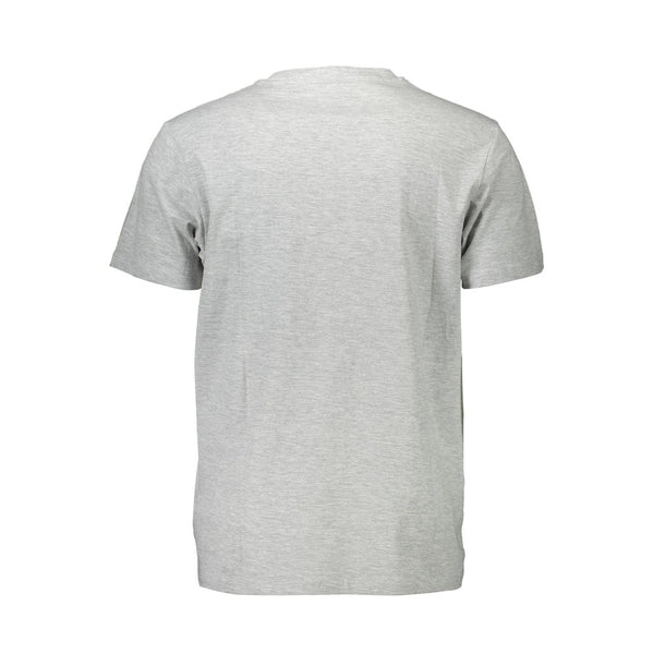 Gray Cotton Men T-Shirt Guess Jeans