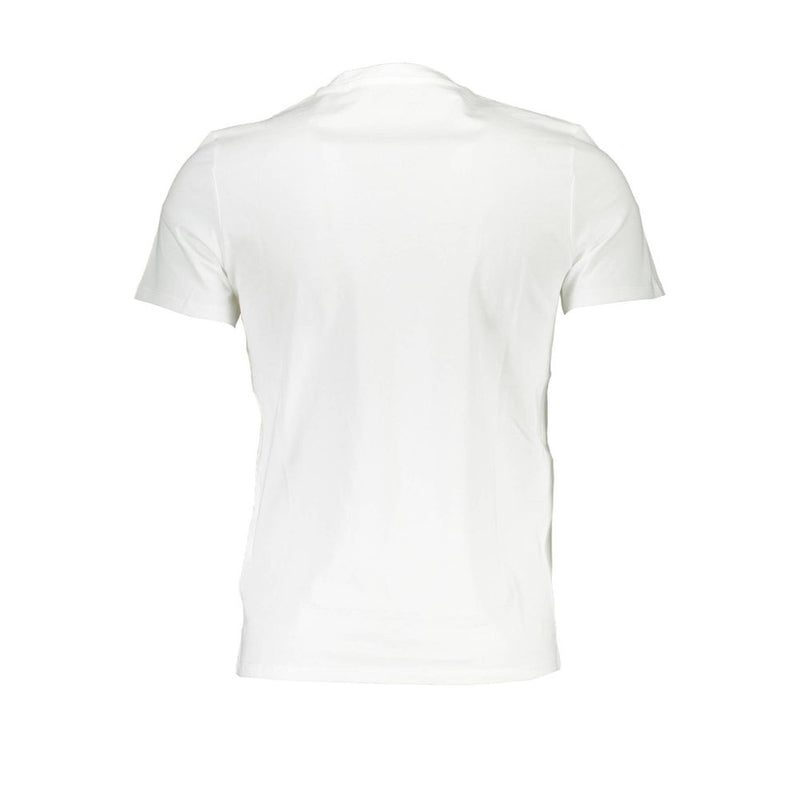 White Cotton Men T-Shirt Guess Jeans