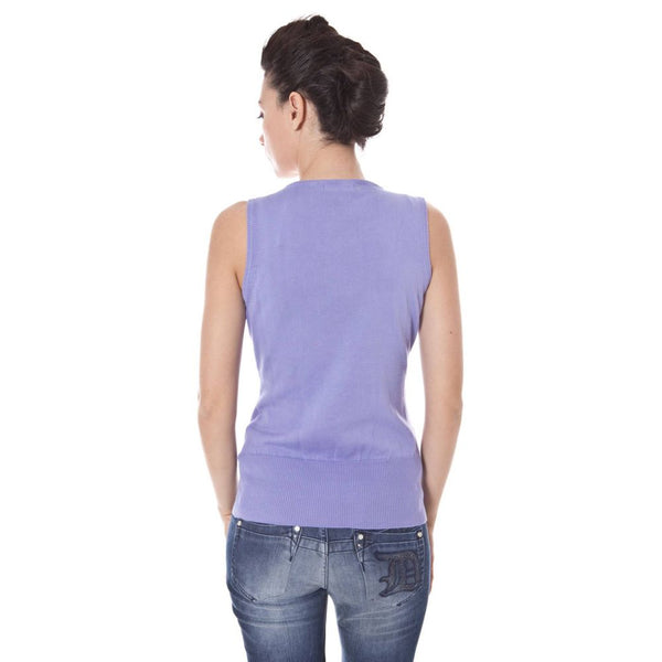 Purple Cotton Sweater Datch