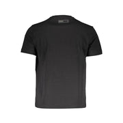 Black Cotton Men T-Shirt Plein Sport