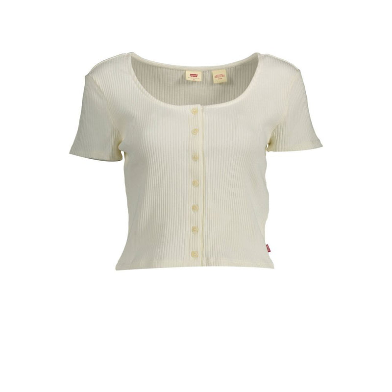 White Cotton Women Top Levi's