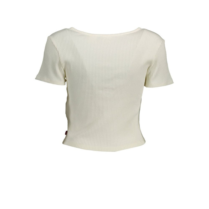 White Cotton Women Top Levi's