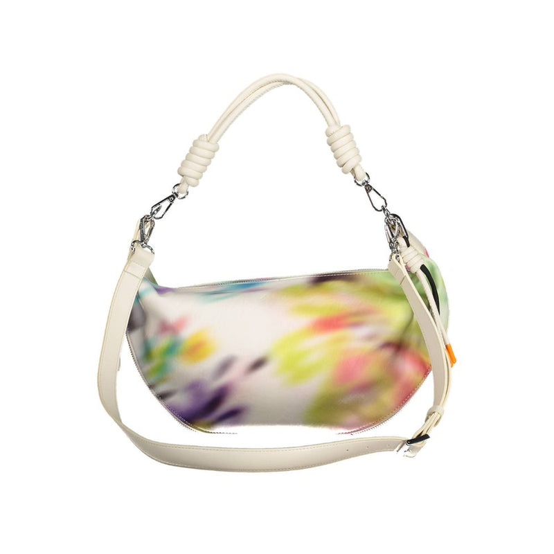 White Polyethylene Women Handbag Desigual