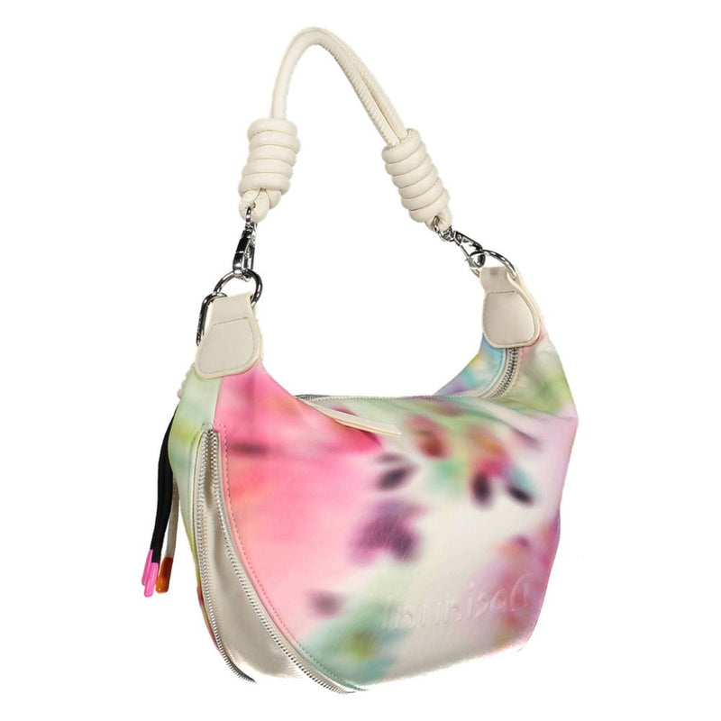 White Polyethylene Women Handbag Desigual