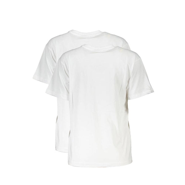 White Cotton Women T-Shirt Fila