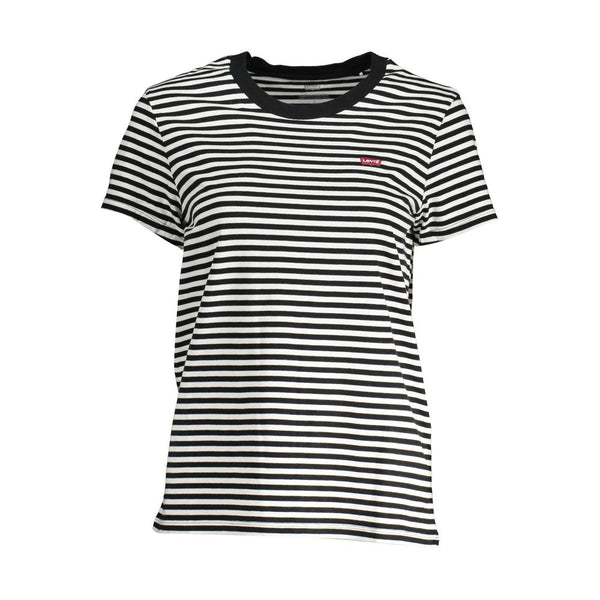 Black Cotton Women T-Shirt Levi's