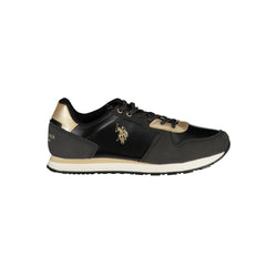 Black Polyester Sneaker U.S. POLO ASSN.