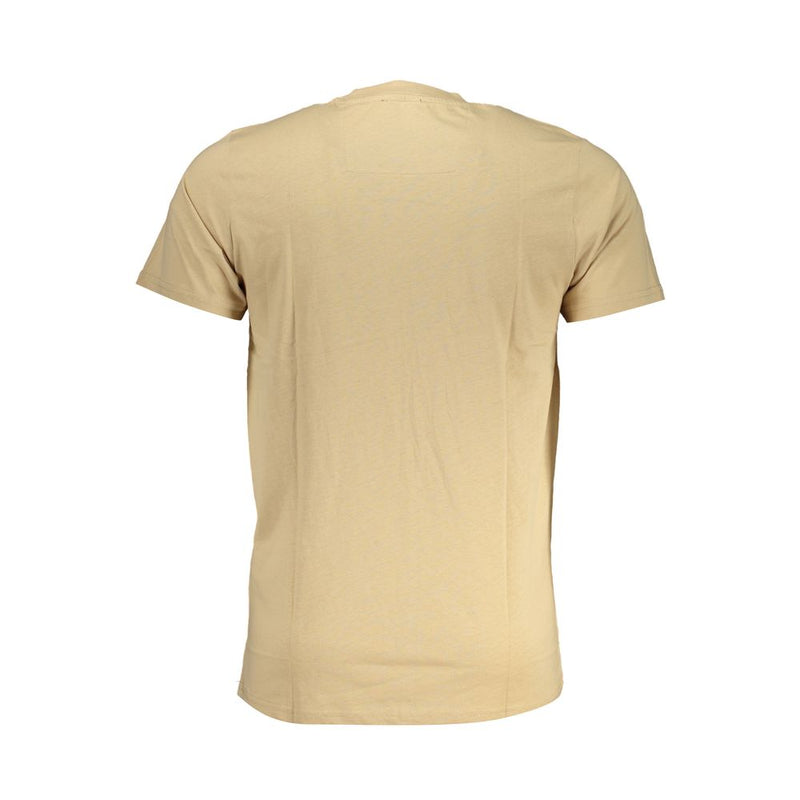 Beige Cotton T-Shirt Cavalli Class