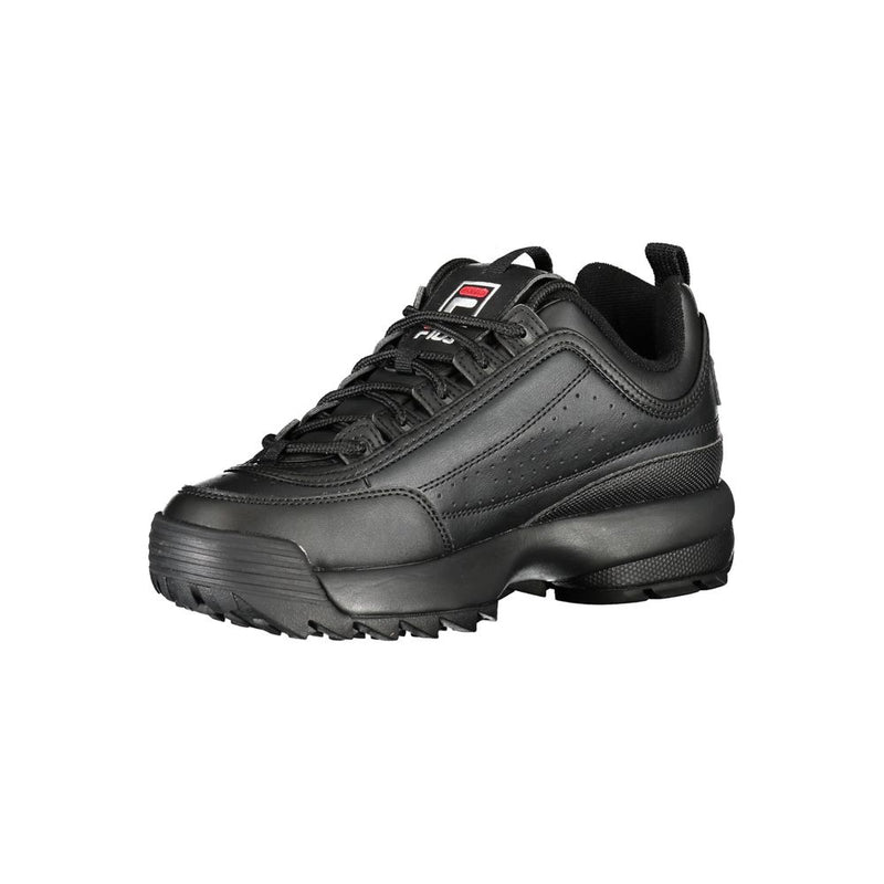 Sleek Black Disruptor Sports Sneakers Fila