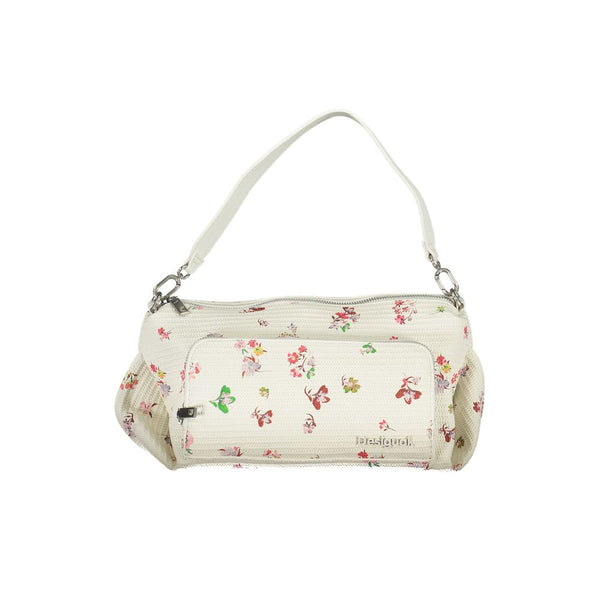 White Polyethylene Handbag Desigual