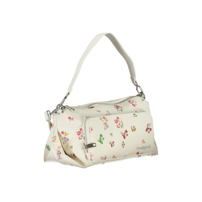 White Polyethylene Handbag Desigual