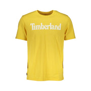 Yellow Cotton T-Shirt Timberland