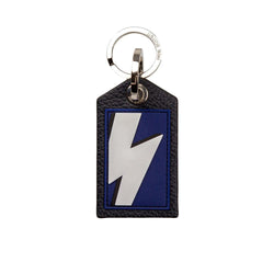 Blue Leather Men Keychain Neil Barrett