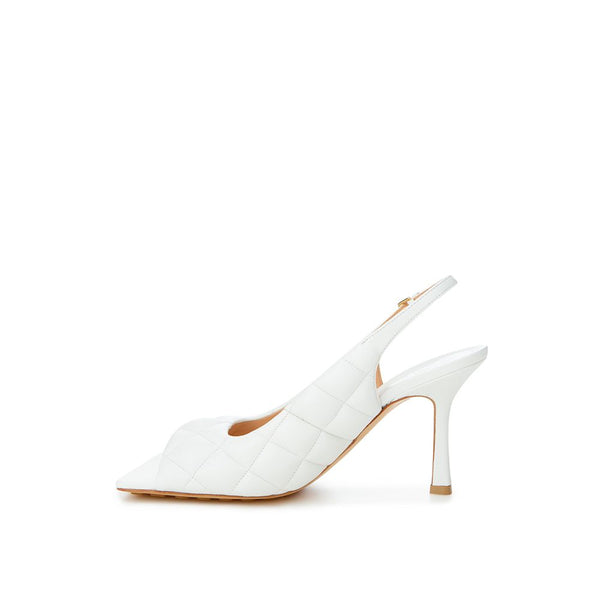 White Leather Sandal Bottega Veneta