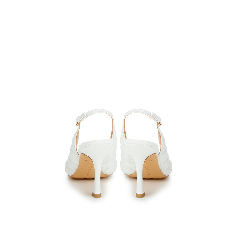 White Leather Sandal Bottega Veneta