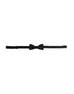 Black Silk Adjustable Neck Men Bow Tie Dolce & Gabbana