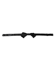 Black Satin Silk Adjustable Neck Men Bow Tie Dolce & Gabbana