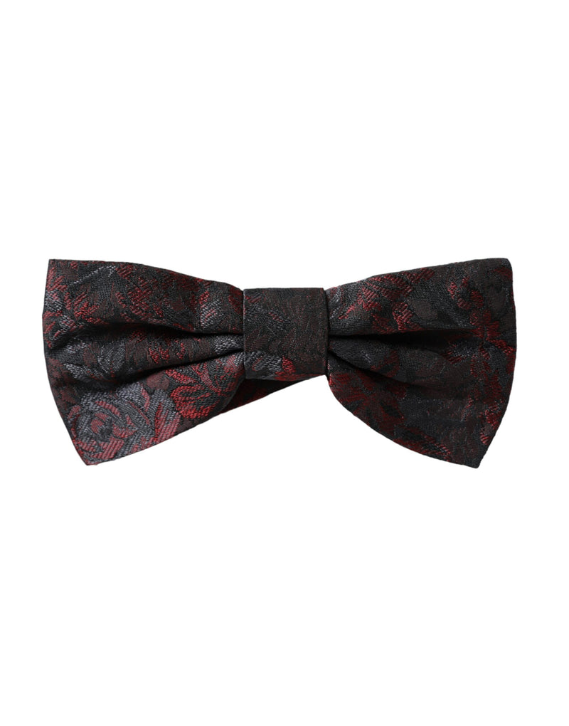 Multicolor Floral Silk Adjustable Neck Men Bow Tie Dolce & Gabbana