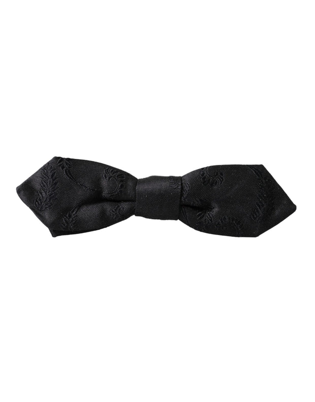 Multicolor Fantasy Silk Adjustable Neck Bow Tie Dolce & Gabbana