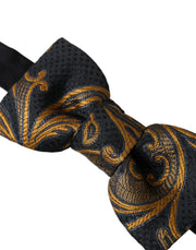 Multicolor Jacquard Adjustable Neck Men Bow Tie Dolce & Gabbana