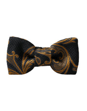 Multicolor Jacquard Adjustable Neck Men Bow Tie Dolce & Gabbana