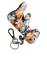 Multicolor Camouflage Animal Silhouette Keychain Keyring Dolce & Gabbana