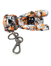 Multicolor Camouflage Animal Silhouette Keychain Keyring Dolce & Gabbana