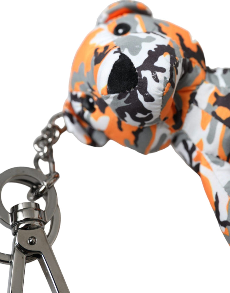 Multicolor Camouflage Animal Silhouette Keychain Keyring Dolce & Gabbana