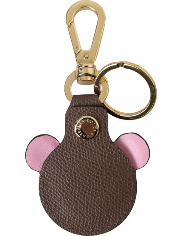 Multicolor Dauphine Calfskin DG Logo Keyring Keychain Dolce & Gabbana