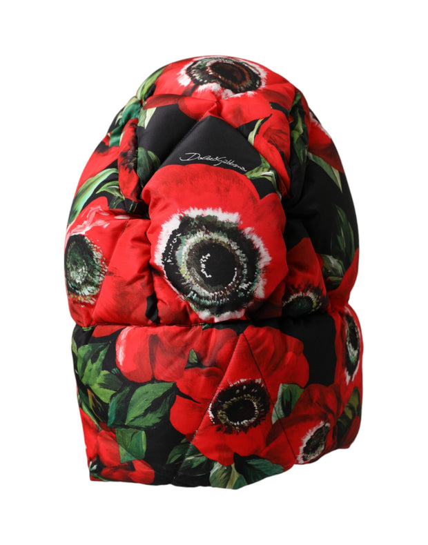 Multicolor Anemone Whole Head Wrap Hat Dolce & Gabbana