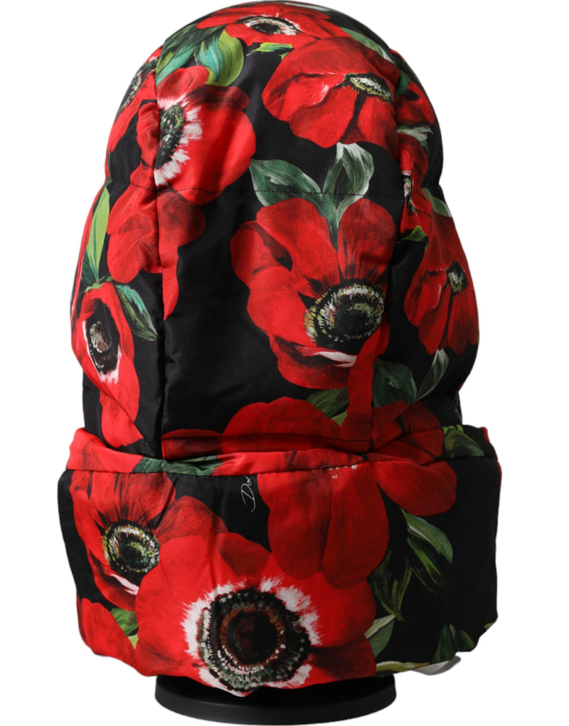 Multicolor Anemone Whole Head Wrap Hat Dolce & Gabbana