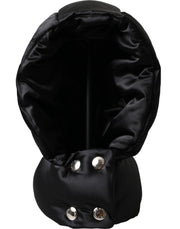 Black Polyester Whole Head Wrap Hat Dolce & Gabbana