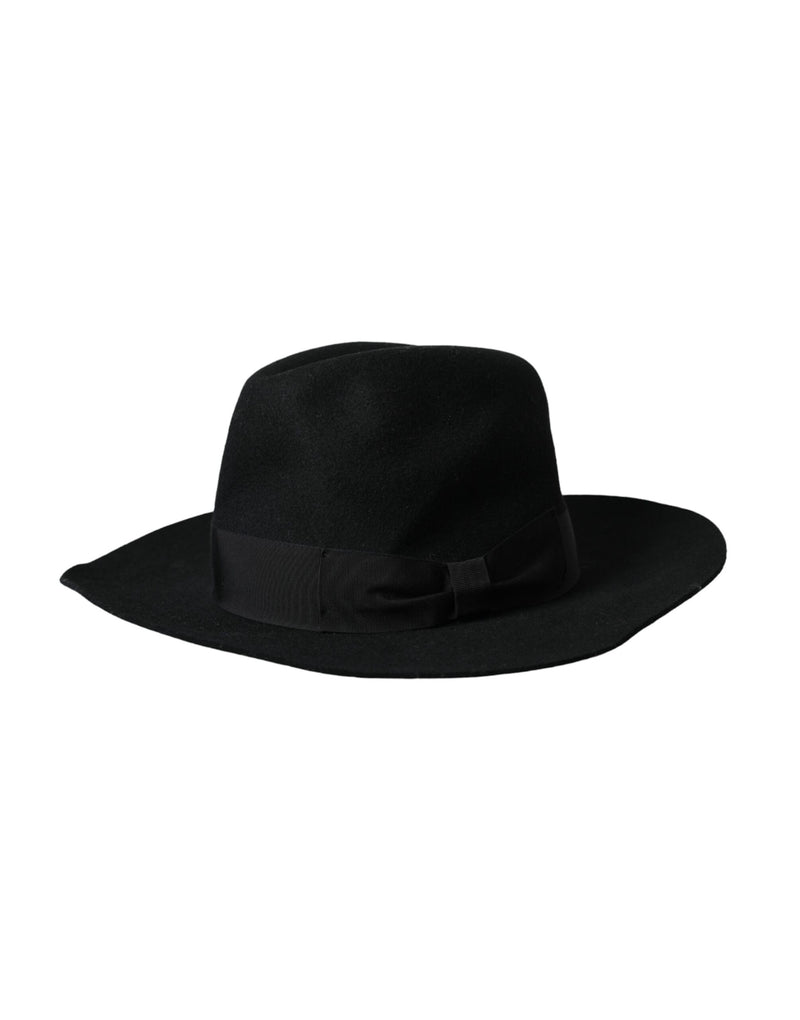 Black Rabbit Fedora Trilby Women Hat Dolce & Gabbana