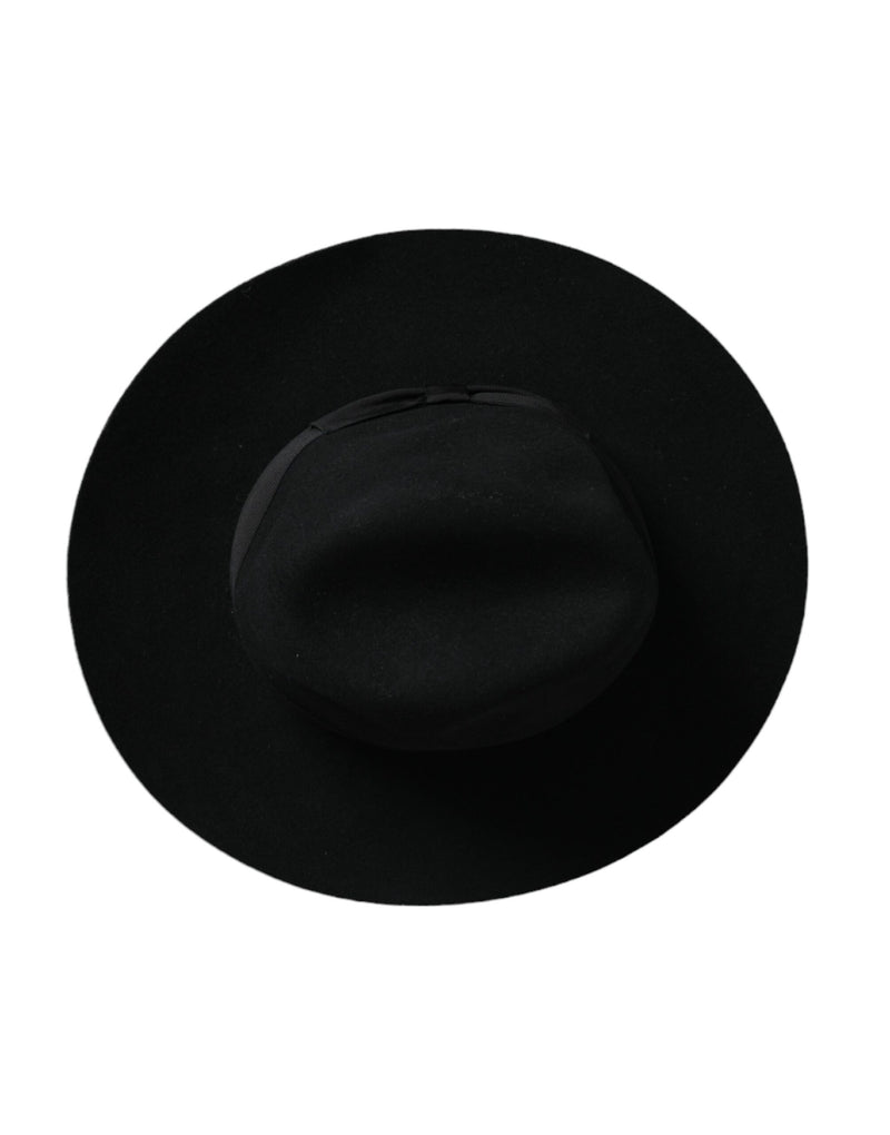 Black Rabbit Fedora Trilby Women Hat Dolce & Gabbana