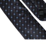 Black Blue Polka Dot Silk Adjustable Men Tie Dolce & Gabbana