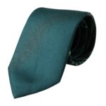 Green Printed 100% Silk Adjustable Men Tie Dolce & Gabbana