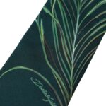 Green Printed 100% Silk Adjustable Men Tie Dolce & Gabbana