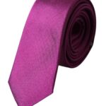 Purple Solid Satin Silk Adjustable Men Tie Dolce & Gabbana