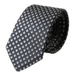 Black 100% Silk Patterned Adjustable Men Tie Dolce & Gabbana