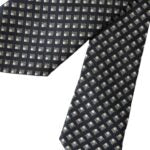 Black 100% Silk Patterned Adjustable Men Tie Dolce & Gabbana