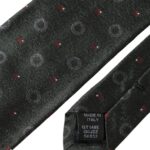 Dark Gray 100% Silk Fantasy Adjustable Men Tie Dolce & Gabbana