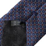 Navy Blue Silk Patterned Adjustable Men Tie Dolce & Gabbana