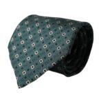 Green Silk Branded Logo Adjustable Men Tie Dolce & Gabbana