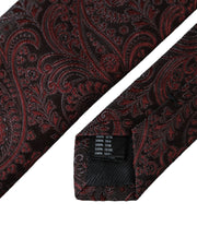 Bordeaux Patterned Silk Adjustable Men Tie Dolce & Gabbana