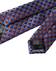 Blue Purple Patterned Silk Adjustable Men Tie Dolce & Gabbana