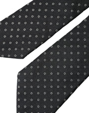 Black Circle Fantasy Adjustable Necktie Men Tie Dolce & Gabbana