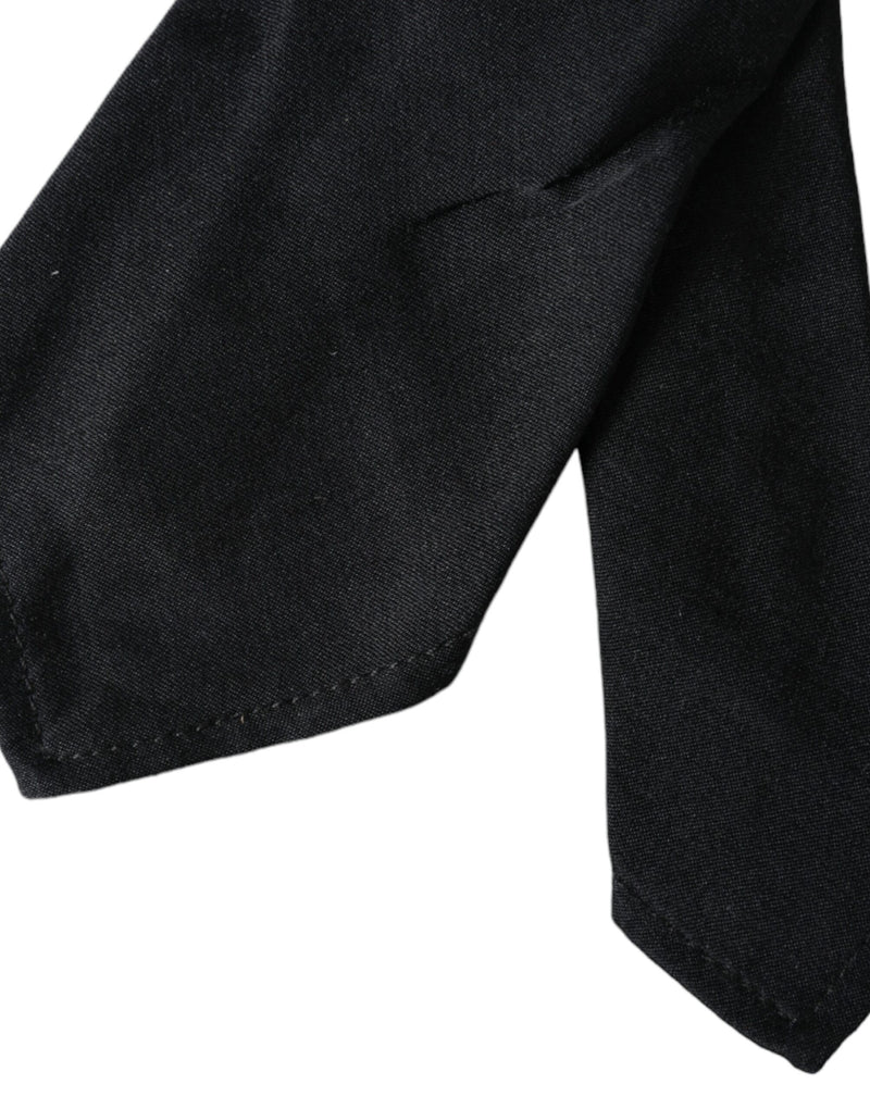 Black 100% Silk Adjustable Bowtie Dolce & Gabbana