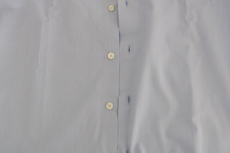 Light Blue Cotton Dress Shirt Cavalli