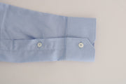 Light Blue Cotton Dress Shirt Cavalli